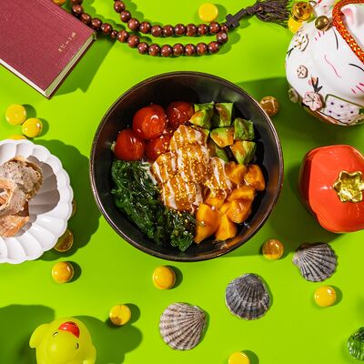 Поке с гребешком в Сушки на макушке по цене 1350