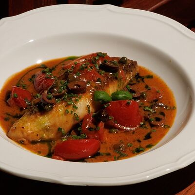 Филе дорадо по-лигурийскив TiAMA по цене 1690 ₽