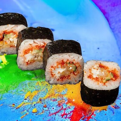 Алабама с тигровыми креветками в Fix sushi 300 по цене 500 ₽