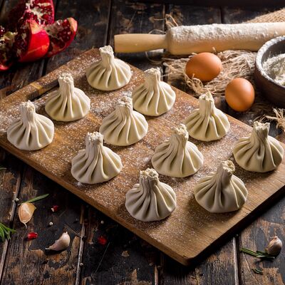 Хинкали Баранина с тархуном в Тбилисоба по цене 430 ₽