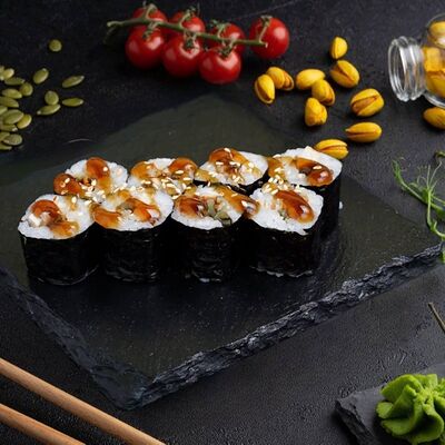 Мини-ролл Угорь в Веселый Самурай Sushi Premium по цене 379 ₽