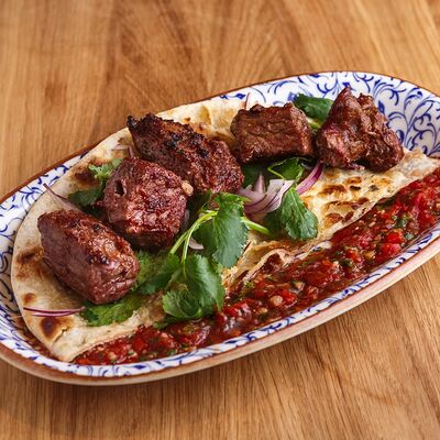 Шашлык из баранины в DVOR гриль-бистро по цене 980 ₽