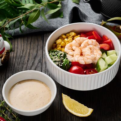 Поке с креветками в Кухня МОМО по цене 625 ₽