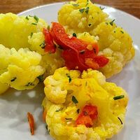 Цветная капуста с куркумой в Кулинария Камин