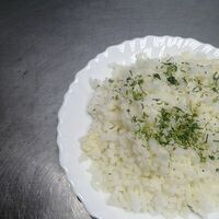 Рис отварной в Пельмания