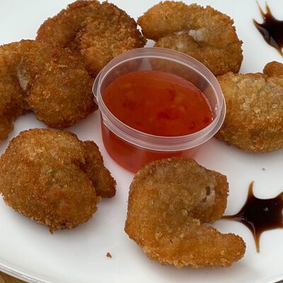 Креветки тигровые в панировке с соусом в Собрание по цене 660 ₽