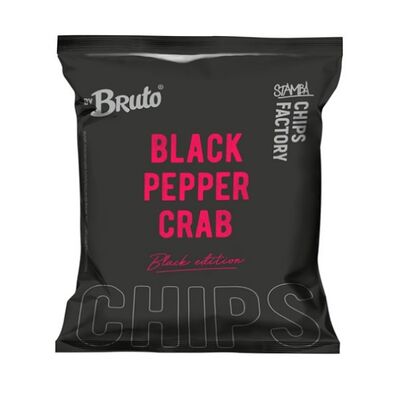 Чипсы Bruto Black Edition Краб с черным перцем в КофеНямия по цене 280 ₽
