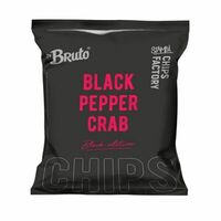 Чипсы Bruto Black Edition Краб с черным перцем в КофеНямия