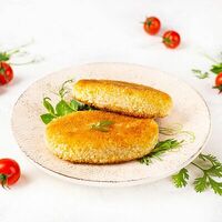 Зразы картофельные с цыпленком в У Палыча. С пылу, с жару!