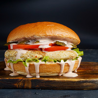 Beef chiken grill burger в Black Grill House