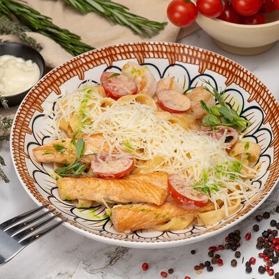 Паста с морепродуктами в Кухня для друзей по цене 849 ₽