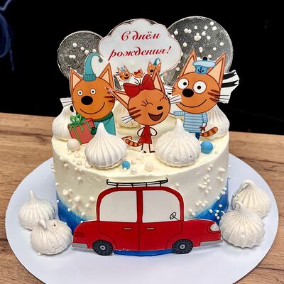Торт Три кота в Nu Natali Cakes по цене 4950 ₽