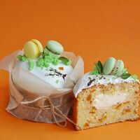 Кулич с апельсиновыми цукатами в Натуральное мороженое Creme & Caramel