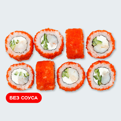 Филадельфия с креветкой в Суши Сет по цене 699 ₽
