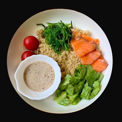 Боул с форелью в Грин по цене 590 ₽