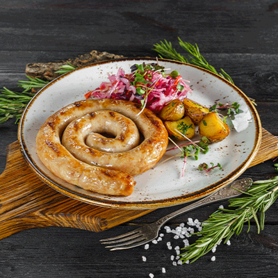 Колбаски из курицы в ИТЛЕ Стейк-кафе Halal по цене 480