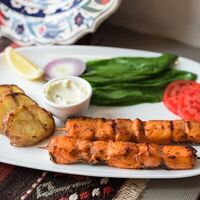 Шиш-кебаб из семги в Бардак