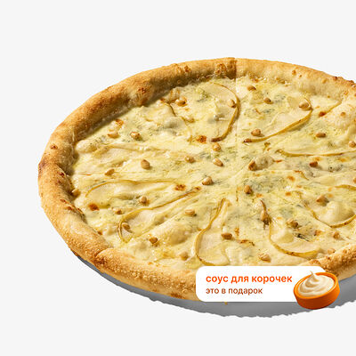 Пицца с грушей и горгонзолой в Много лосося по цене 895 ₽