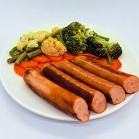 Колбаски домашние с овощами на парув БлинОК