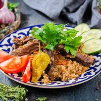 Плов по-самаркандски из говядины в Сахара