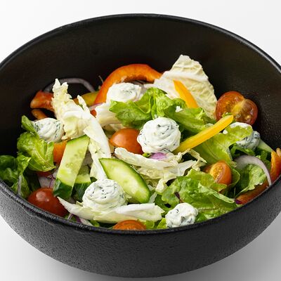 Салат овощной с крем-чизом в Вкусно разно по цене 375 ₽