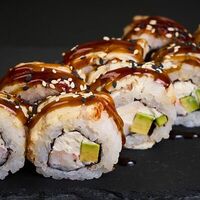 Ролл Канада с креветкой в Кинг Sushi