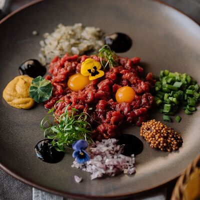 Тартар из говядины в Мама Хуана по цене 28 р.