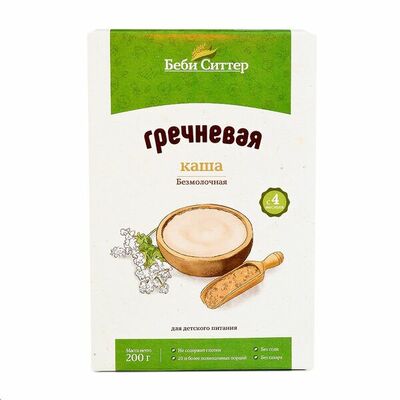 Каша Baby Sitter гречневая безмолочная с 4 месяцев Израиль в Азбука Вкуса Экспресс Меню по цене 481 ₽