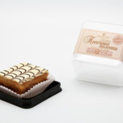 Торт-пирожное Песочные полоски в Ничего лишнего по цене 315 ₽