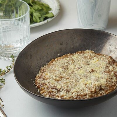 Орзо с томленой говядиной в Блеск по цене 450