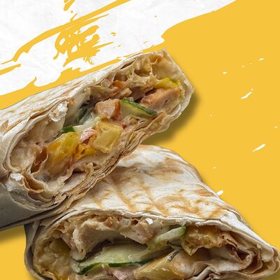 Шаурма классическая с курицей Мега в Doner duck по цене 399 ₽