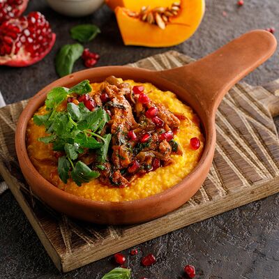 Кучмачи с тыквенным гоми в Мамалыга по цене 690