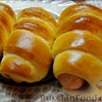 Сосиска в тесте в Пончик