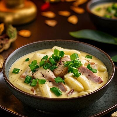 Сливочные токпокки в Shegai Family по цене 920 ₽