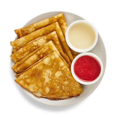 Блинчики с джемом и сгущёнкой в Готово китчен по цене 198 ₽