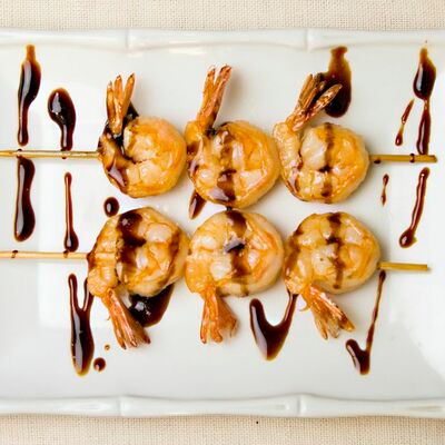 Шашлычки из креветок в Цунами по цене 506 ₽