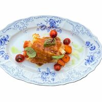 Лабардан с картофельными чипсами и соусом тартар в Ресторан ЩЕПКИНЪ