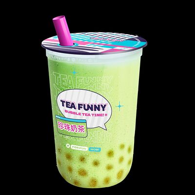 Фьюжн-шейк Мелония с шариками йогурт М в Tea Funny по цене 507 ₽