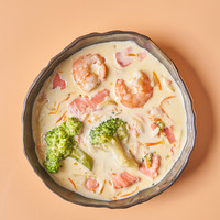 Сырный суп с морепродуктами в Cheddar Pizza