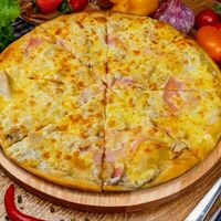 Ветчина с курицей на тонком тесте в Повар дня