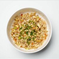 Тайский рис с овощами в Мятный карась