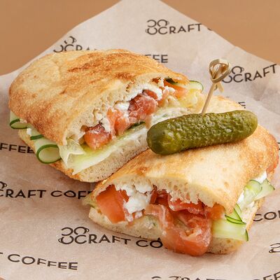 Панини с сёмгой в CRAFT COFFEE по цене 700 ₽