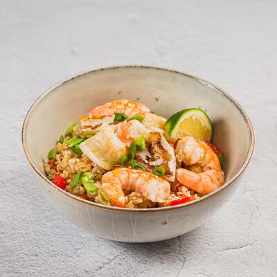 Рис с морепродуктами в Lasosь Sushi&Rolls по цене 599 ₽