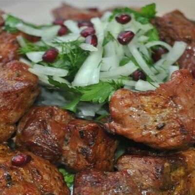 Шашлык из cвинoй мякоти в Шашлык ассорти по цене 450 ₽