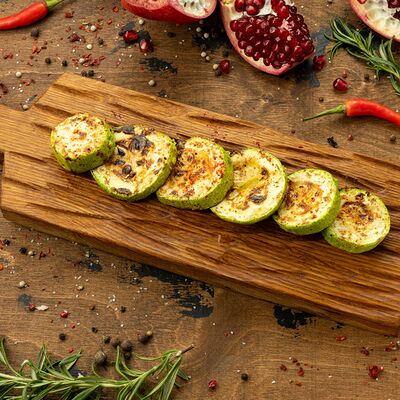 Кабачки на углях в Вкусно есть всё на углях по цене 390 ₽