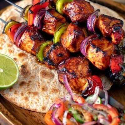 Шашлык из семги и форели в Космос по цене 1200 ₽