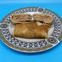 Блинчики с мясом в Bob Coffee