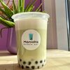 Бабл милкшейк ванильная матча в Manioka bubble tea bar по цене 500