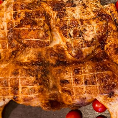 Курица гриль на мангале в Гурман по цене 1100 ₽