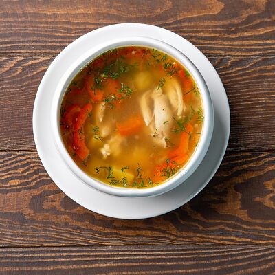 Куриный суп по-домашнему в Кабанья по цене 420 ₽